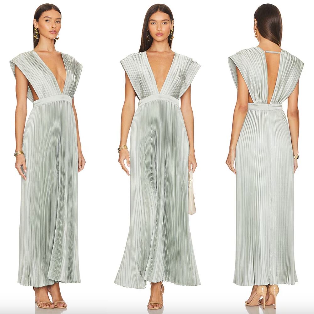 Gala Maxi Dress in Light Sage